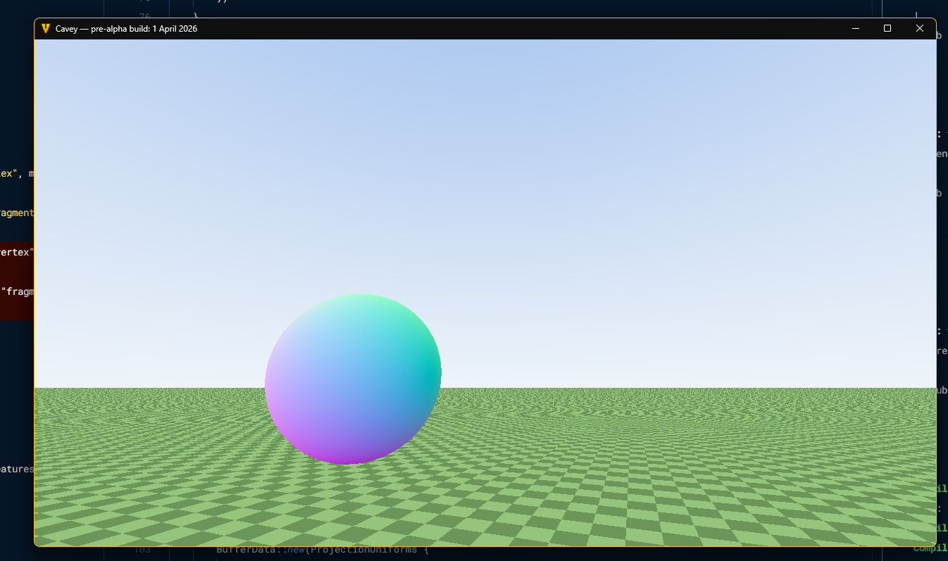 Ray traced scene